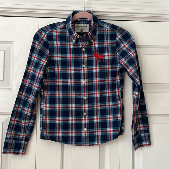 abercrombie kids Other - Boys Abercrombie Kids Brushed Cotton Plaid Shirt